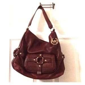 Burgundy MK purse